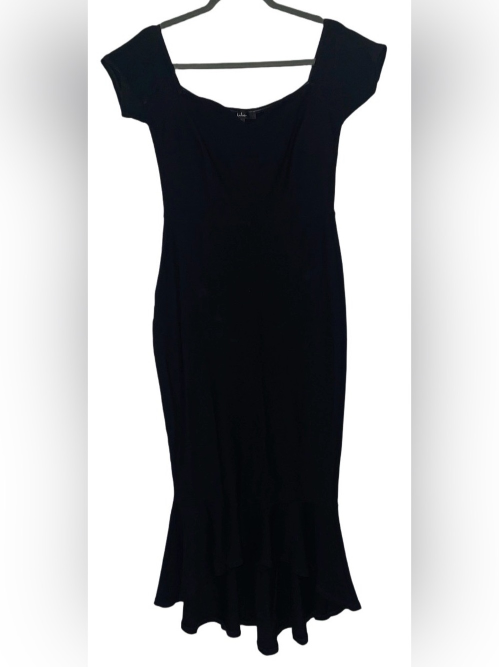 Lulu's Black Off-Shoulder Maxi Dress